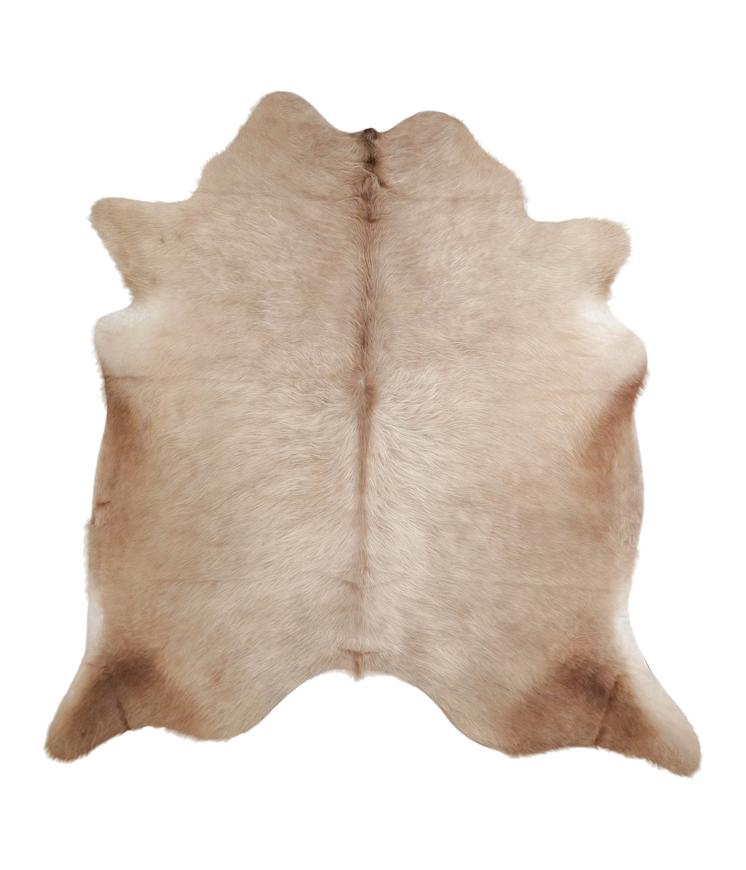 Taupe Large Brazilian Cowhide Rug 6'3"H x 5'11"W #A23707 by Hudson Hid