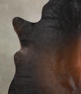 Chocolate X-Large Brazilian Cowhide Rug 7'6"H x 5'8"W #A23751 by Hudson Hides