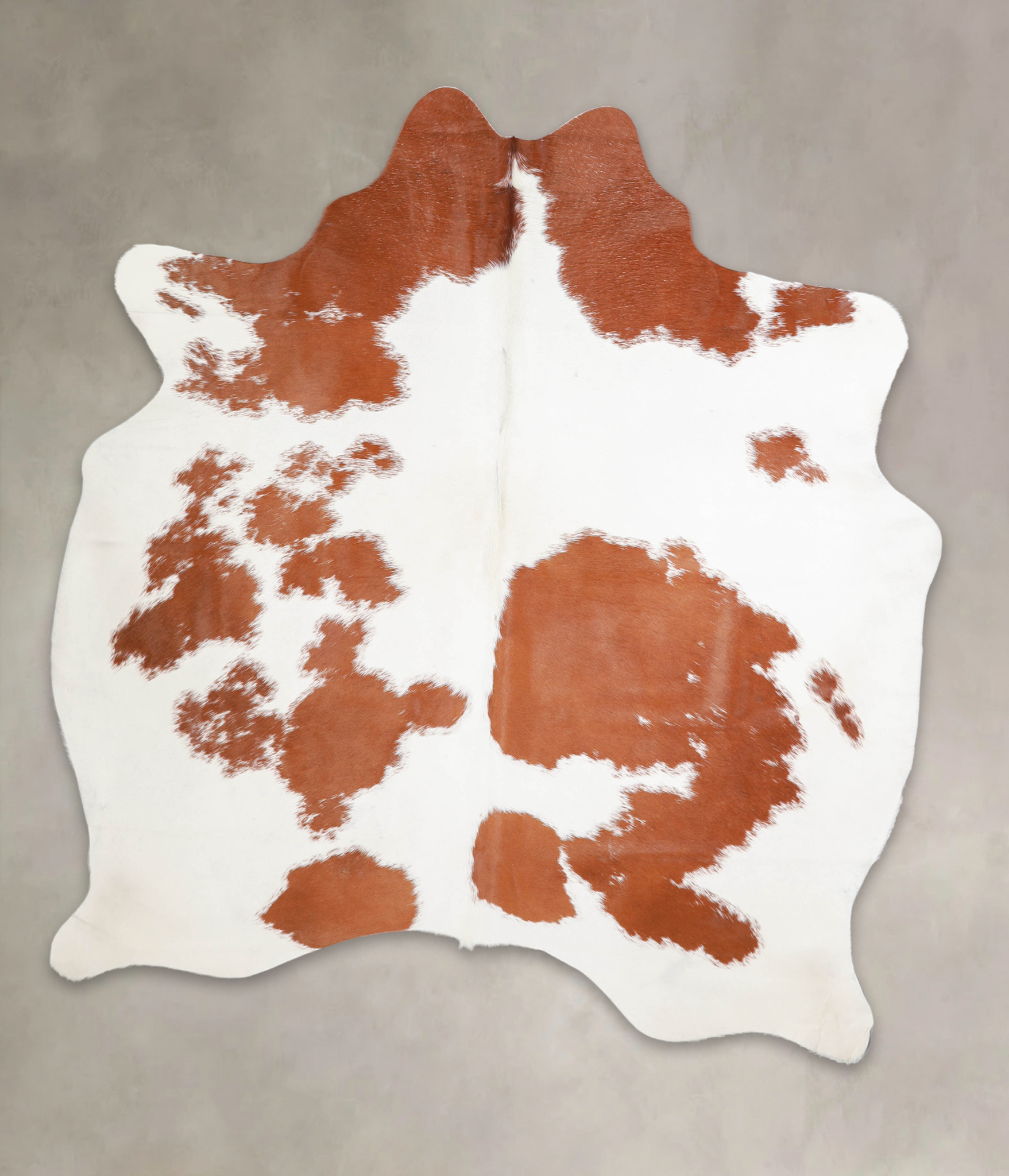 Brown and White Cowhide Rug #A23785