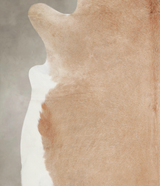 Beige XX-Large Brazilian Cowhide Rug 7'8"H x 7'2"W #A23816 by Hudson Hides