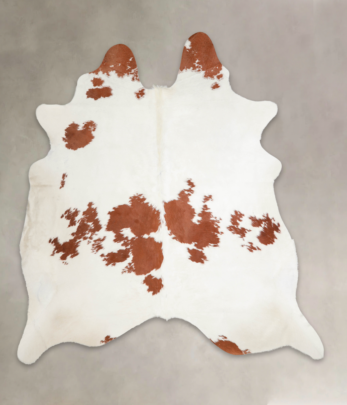 Brown and White Cowhide Rug #A23856