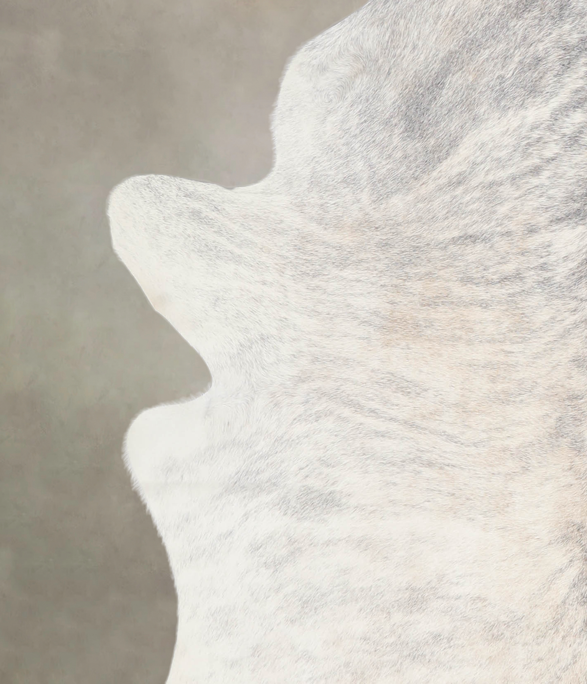 Grey Brindle X-Large Brazilian Cowhide Rug 7'2"H x 5'9"W #A23872 by Hudson Hides