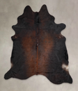 Chocolate X-Large Brazilian Cowhide Rug 7'7"H x 6'5"W #A23893 by Hudson Hides