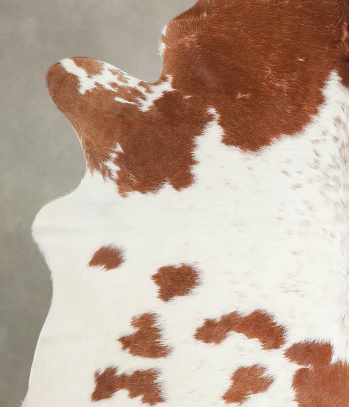 Brown and White X-Large Brazilian Cowhide Rug 7'2"H x 6'5"W #A23935 by Hudson Hides