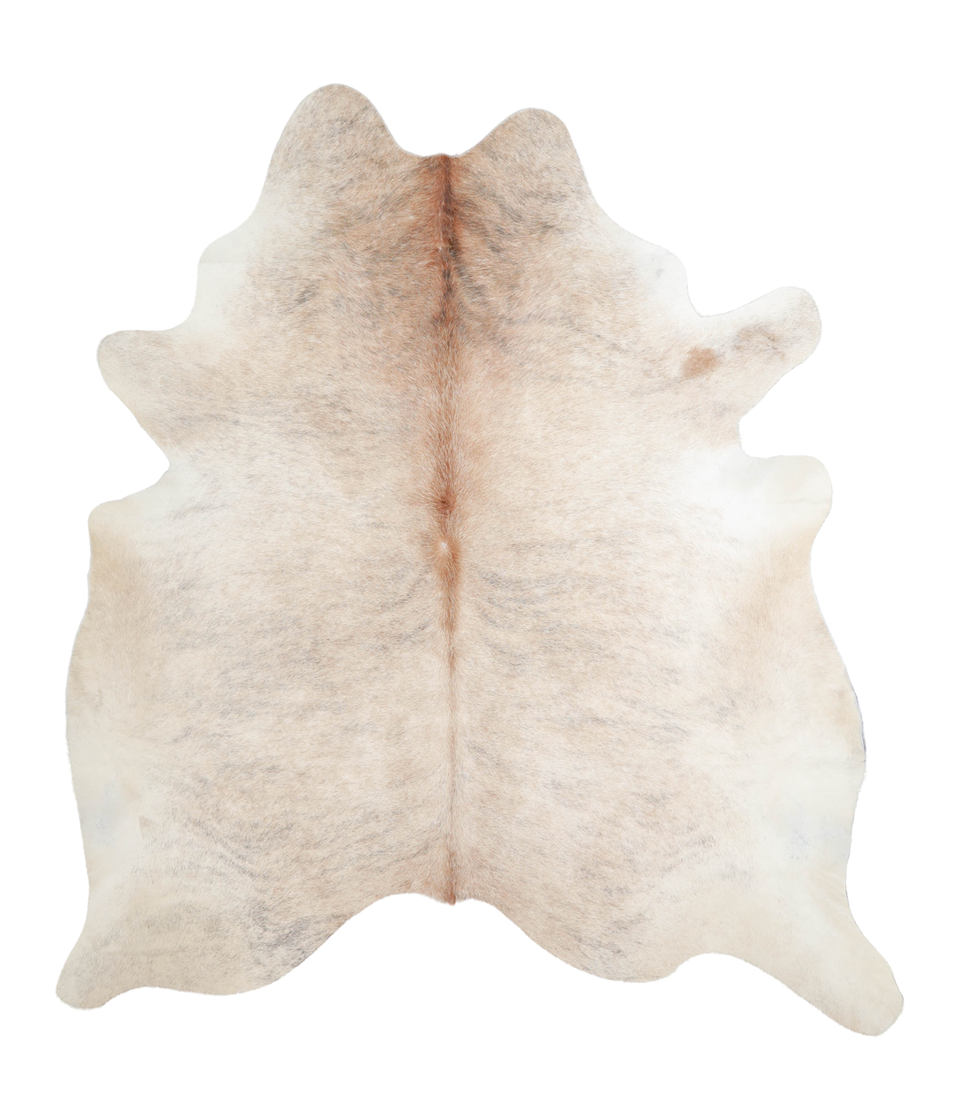 Light Brindle X-Large Brazilian Cowhide Rug 7'4"H x 6'6"W #A23942 by H