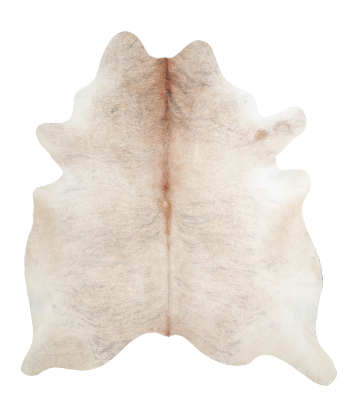 Light Brindle X-Large Brazilian Cowhide Rug 7'4"H x 6'6"W #A23942 by Hudson Hides