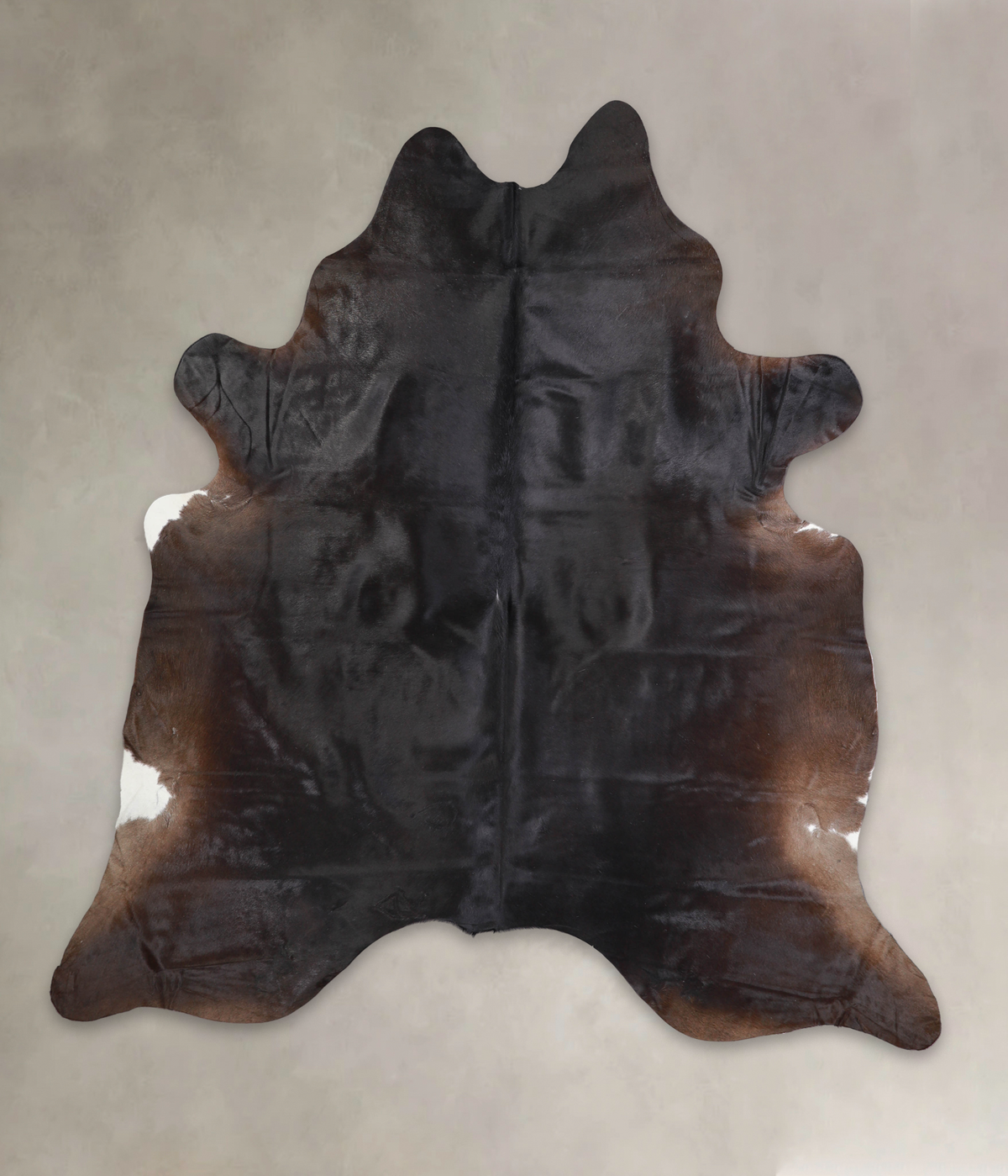 Solid Black Cowhide Rug #A23954