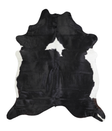 Black and White XX-Large Brazilian Cowhide Rug 7'10"H x 6'10"W #A23974 by Hudson Hides