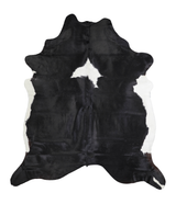 Black and White XX-Large Brazilian Cowhide Rug 7'10"H x 6'10"W #A23974 by Hudson Hides