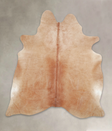 Beige XX-Large Brazilian Cowhide Rug 7'5"H x 6'9"W #A24001 by Hudson Hides