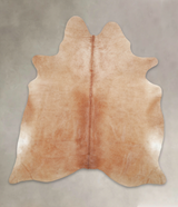 Beige XX-Large Brazilian Cowhide Rug 7'5"H x 6'9"W #A24001 by Hudson Hides