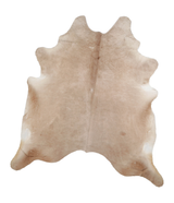 Taupe X-Large Brazilian Cowhide Rug 7'3"H x 6'5"W #A24013 by Hudson Hides