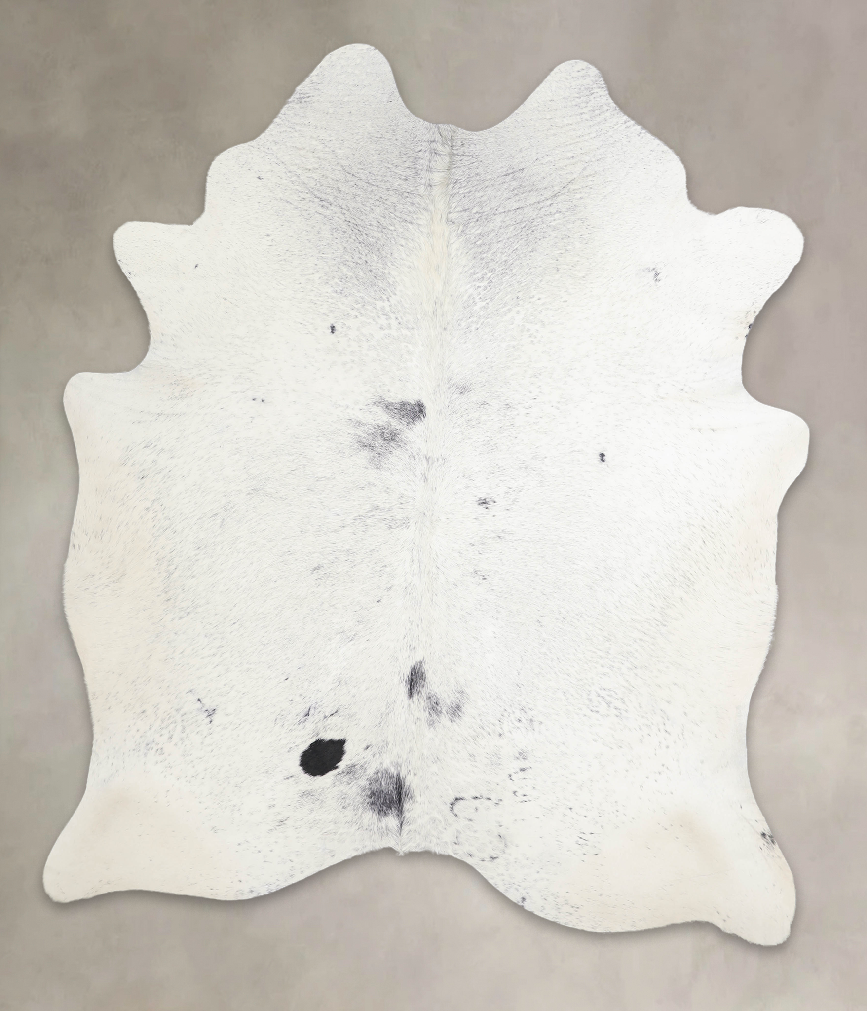 Salt and Pepper Black Cowhide Rug #A24250