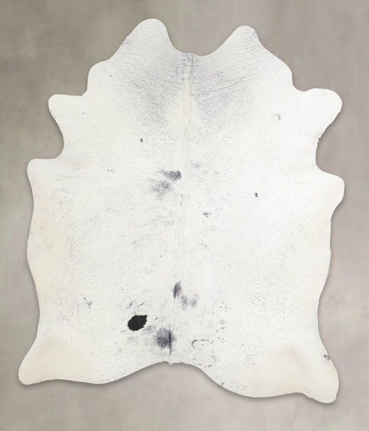 Salt and Pepper Black X-Large Brazilian Cowhide Rug 7'4"H x 6'2"W #A24250 by Hudson Hides