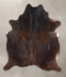 Chocolate Large Brazilian Cowhide Rug 6'8