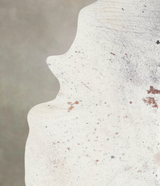 Salt and Pepper Brown X-Large Brazilian Cowhide Rug 7'1"H x 6'4"W #A24315 by Hudson Hides
