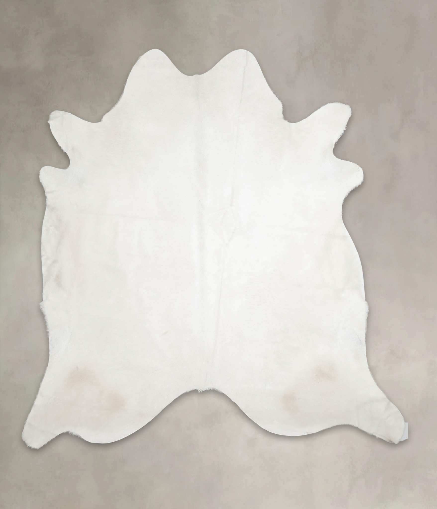 Solid White Cowhide Rug #A24363