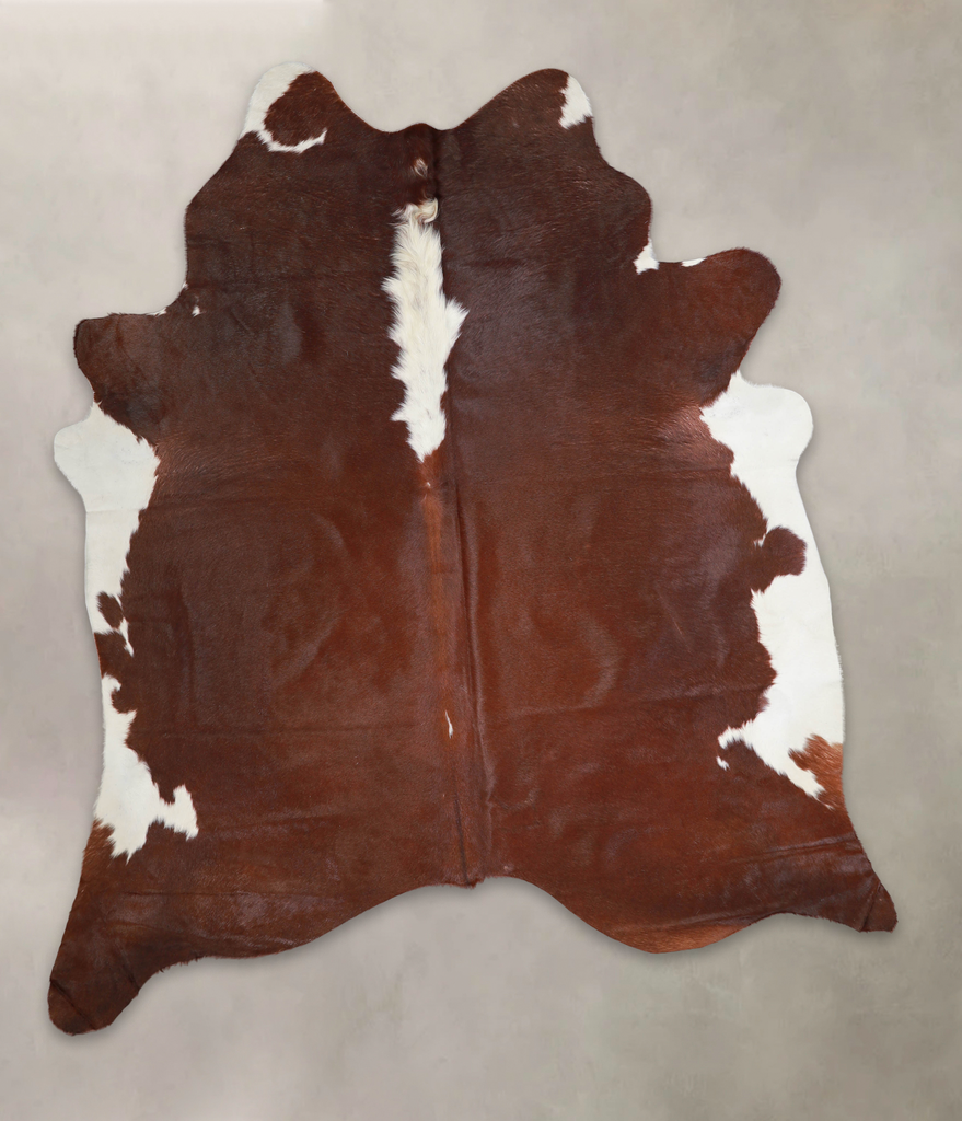 Hereford XX-Large Brazilian Cowhide Rug 7'9"H x 6'9"W #A24406 by Hudson Hides