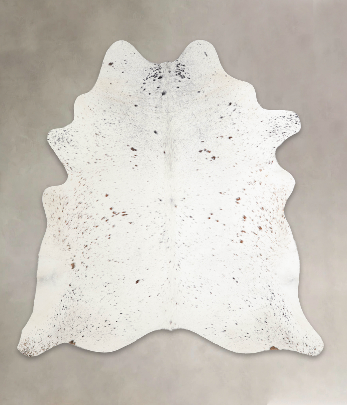 Salt and Pepper Black Cowhide Rug #A24487