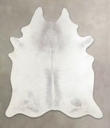 Medium Grey XX-Large Brazilian Cowhide Rug 7'8"H x 6'7"W #A24574 by Hudson Hides