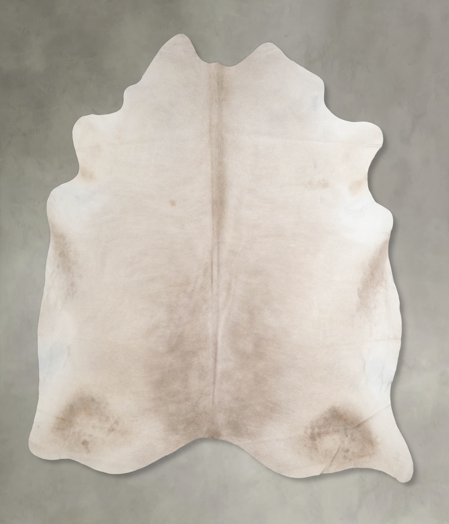 Champagne X-Large Brazilian Cowhide Rug 7'2"H x 6'10"W #A24584 by Hudson Hides