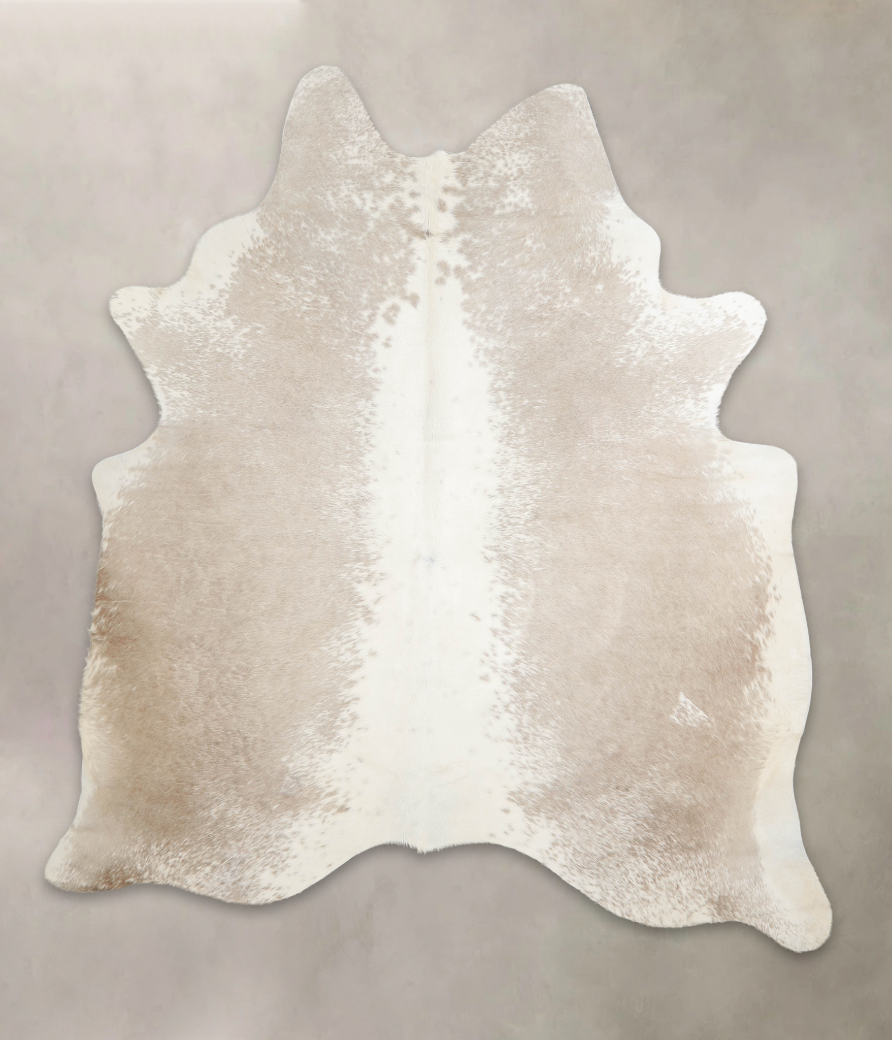Grey With White Cowhide Rug #A24593