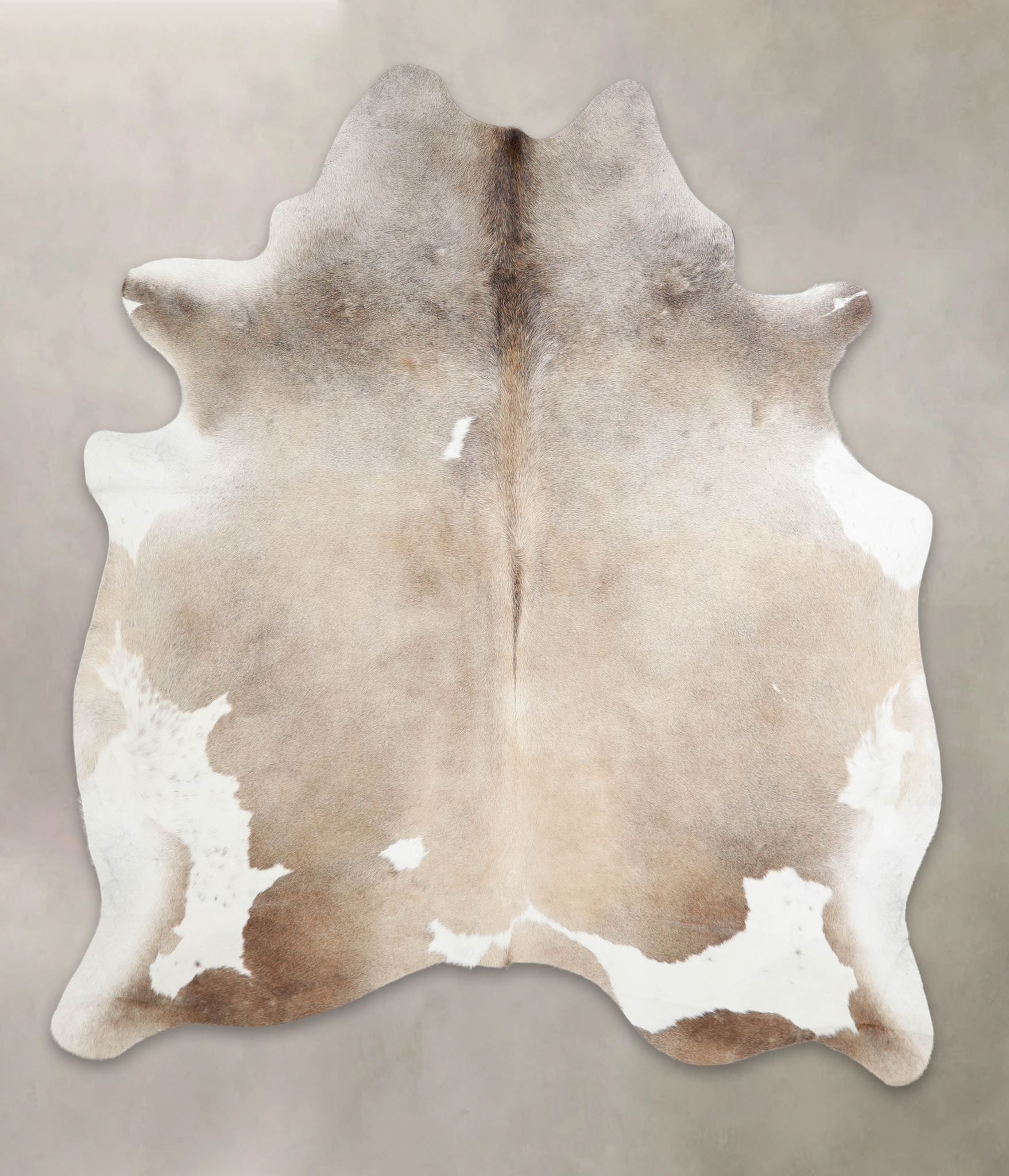 Grey with White Cowhide Rug #A24706