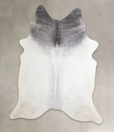 Medium Grey X-Large Brazilian Cowhide Rug 7'10"H x 6'0"W #A24809 by Hudson Hides