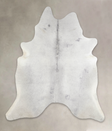 Medium Grey XX-Large Brazilian Cowhide Rug 7'9"H x 6'7"W #A24880 by Hudson Hides