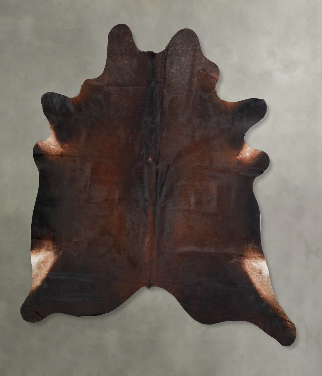 Warm Caramel X-Large Brazilian Cowhide Rug 7'2"H x 6'10"W #A24893 by H
