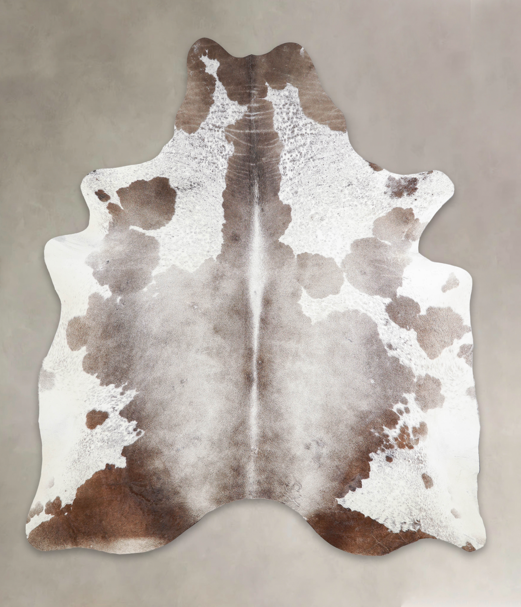 Grey With White Cowhide Rug #A24912