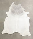 Medium Grey X-Large Brazilian Cowhide Rug 7'4"H x 6'5"W #A24933 by Hudson Hides