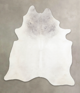 Medium Grey X-Large Brazilian Cowhide Rug 7'4"H x 6'5"W #A24933 by Hudson Hides