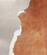 Brown and White X-Large Brazilian Cowhide Rug 7'4"H x 6'5"W #A25003 by Hudson Hides