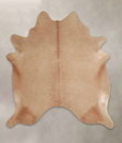 Beige X-Large Brazilian Cowhide Rug 7'3"H x 6'7"W #A25012 by Hudson Hides