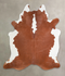 Hereford XX-Large Brazilian Cowhide Rug 7'8
