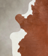Hereford XX-Large Brazilian Cowhide Rug 7'8"H x 6'7"W #A25070 by Hudson Hides