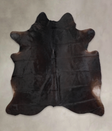 Solid Black X-Large Brazilian Cowhide Rug 6'11"H x 6'6"W #A25097 by Hudson Hides