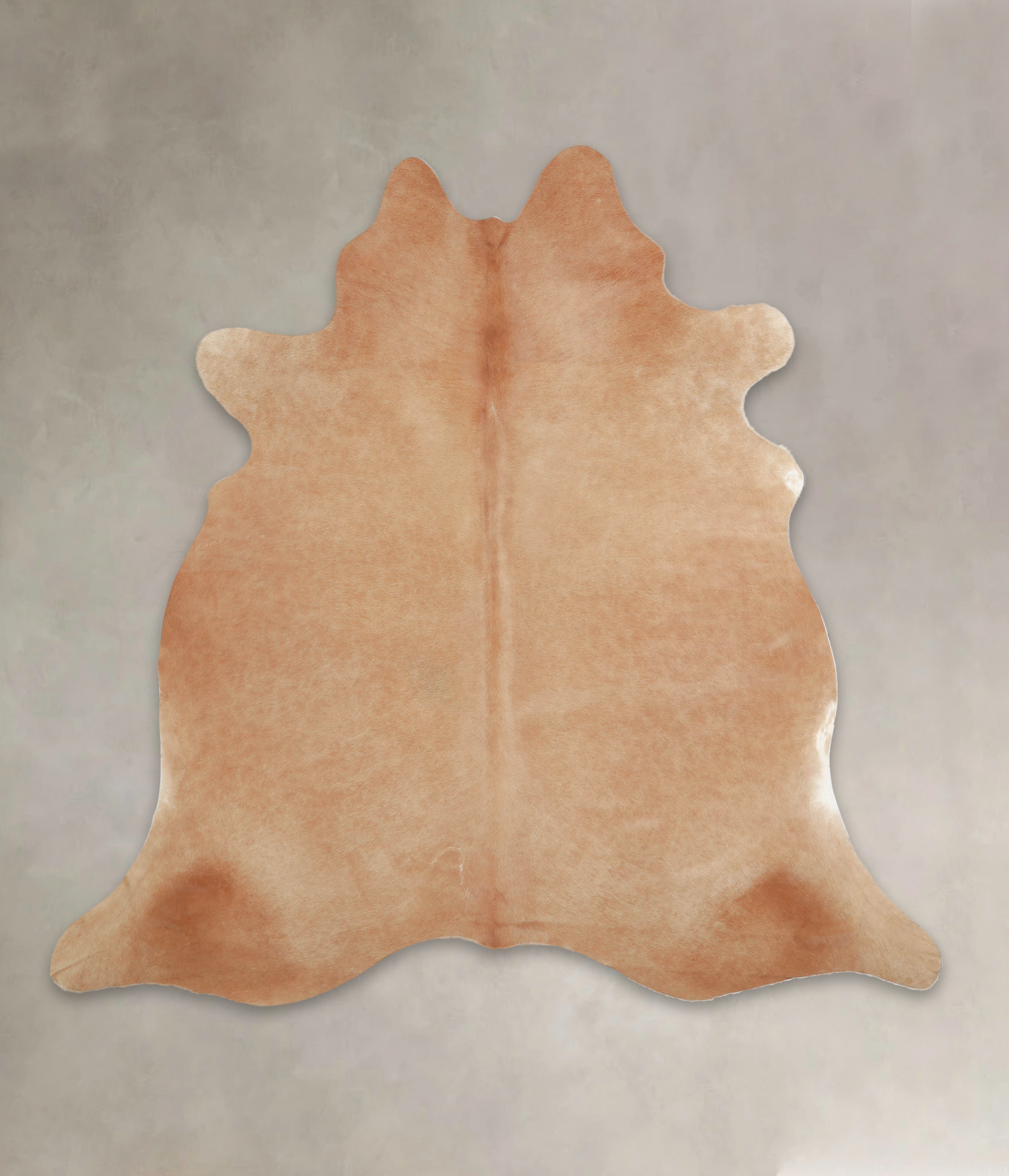 Solid Brown Cowhide Rug #A25156