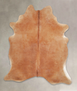 Solid Brown X-Large Brazilian Cowhide Rug 7'3"H x 6'3"W #A25181 by Hudson Hides