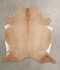 Beige X-Large Brazilian Cowhide Rug 7'2