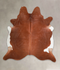Solid Brown XX-Large Brazilian Cowhide Rug 7'5
