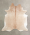 Beige XX-Large Brazilian Cowhide Rug 7'9