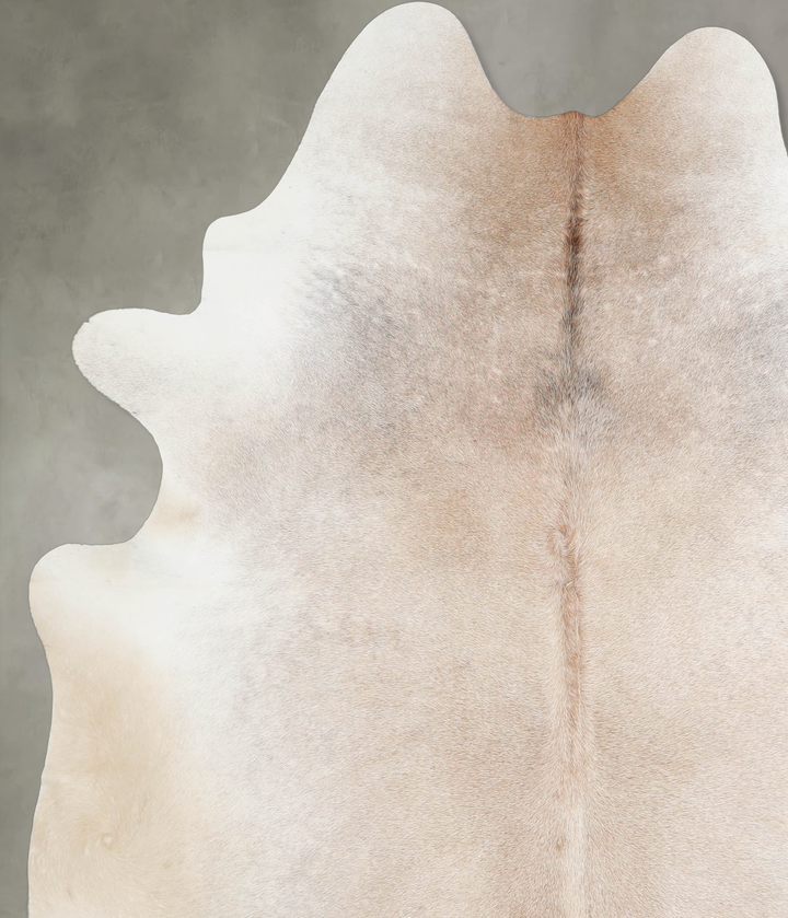 Grey with Beige XX-Large Brazilian Cowhide Rug 7'6"H x 6'9"W #A25457 by Hudson Hides