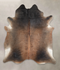 Grey with Beige XX-Large Brazilian Cowhide Rug 7'6