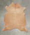 Beige Large Brazilian Cowhide Rug 6'2