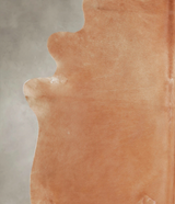 Solid Brown X-Large Brazilian Cowhide Rug 6'9"H x 6'3"W #A25485 by Hudson Hides