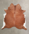 Brown and White Regular X-Large Brazilian Cowhide Rug 6'10