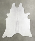 Medium Grey XX-Large Brazilian Cowhide Rug 8'1"H x 7'3"W #A25552 by Hudson Hides