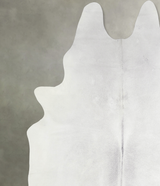 Medium Grey XX-Large Brazilian Cowhide Rug 8'1"H x 7'3"W #A25552 by Hudson Hides